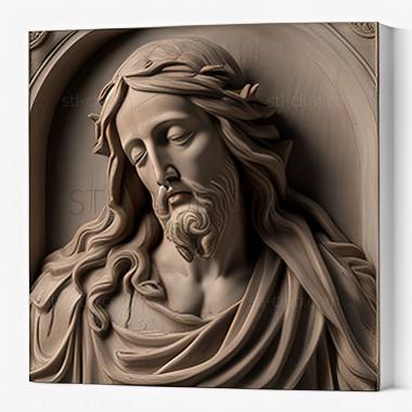 3D model st jesus (STL)